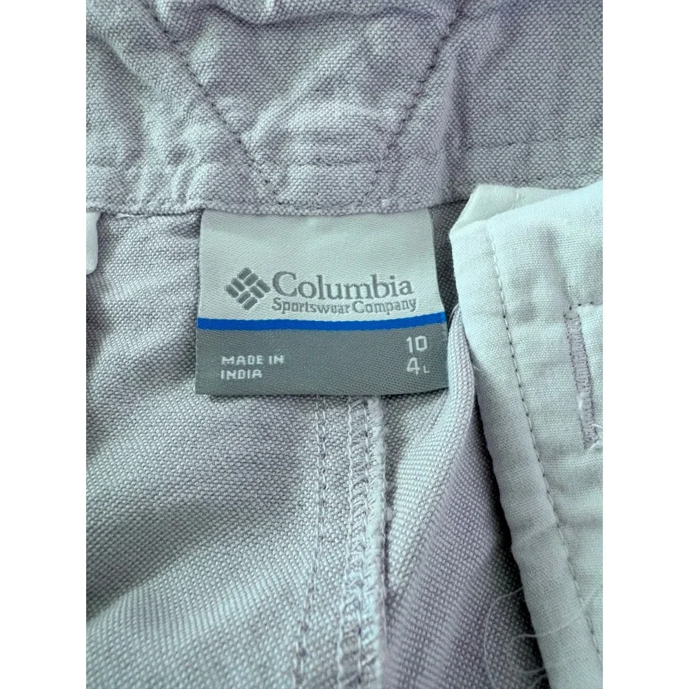 Columbia Carnelian Bay Women's Shorts |Size 10 | Lavender PFG Omni-Shade‎ Cotton